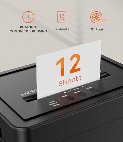 Black heavy duty micro cut shredder — photo 3