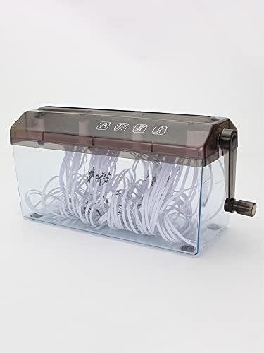 Portable manual hand crank paper shredder — photo 4