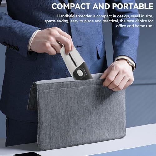 Portable USB powered strip cut shredder — photo 4