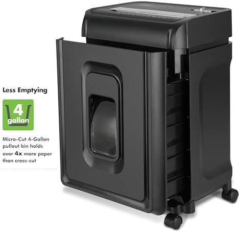 High security P-5 8 sheet micro cut shredder — photo 4