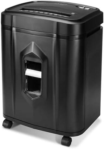 Sixteen sheet cross cut shredder with CD slot