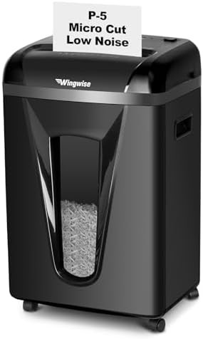 Nine sheet micro cut high security shredder