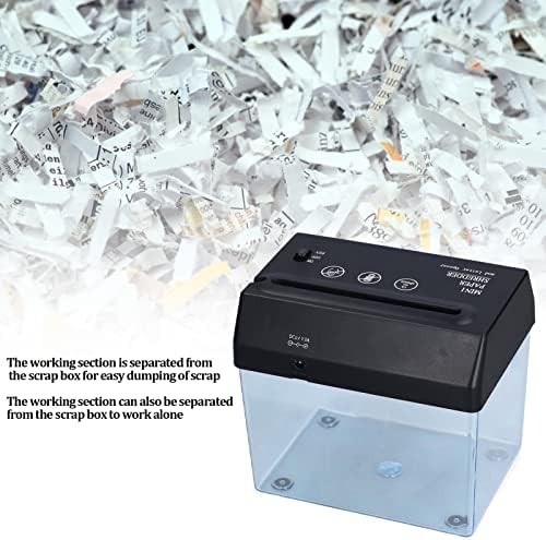 Manual and battery operated desktop shredder — photo 5