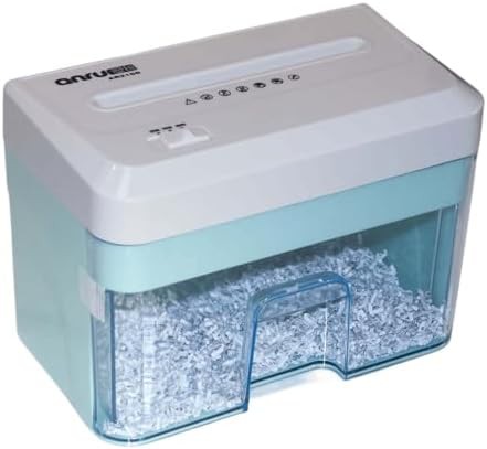 Portable white mini micro cut shredder