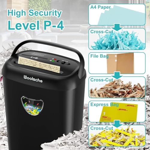 Fourteen sheet cross cut shredder with large basket — photo 3