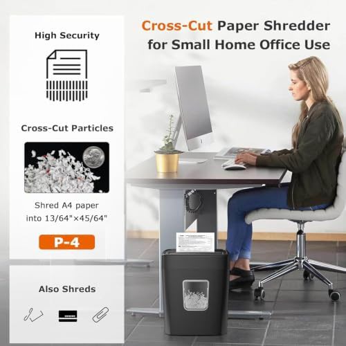 Nine sheet cross cut security shredder — photo 3