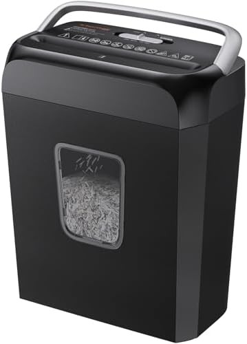 Cross cut shredder with 3.4 gallon bin