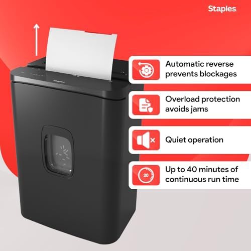 High capacity 24 sheet cross cut shredder — photo 5