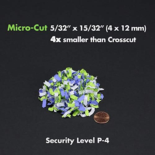High security micro cut shredder with sixty minute run — photo 3
