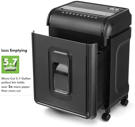 High security micro cut shredder with sixty minute run — photo 4