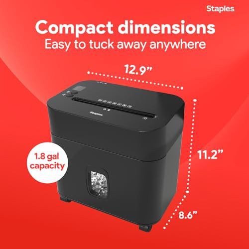 Compact 12 sheet micro cut desktop shredder — photo 3