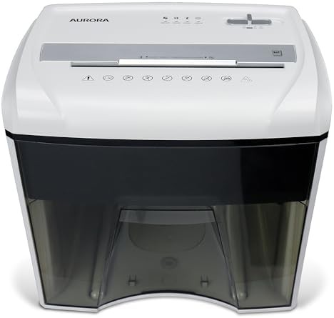 Desktop micro cut shredder with small pullout bin