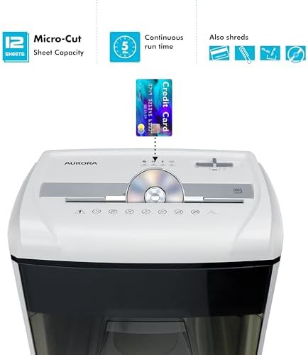 Desktop micro cut shredder with small pullout bin — photo 3