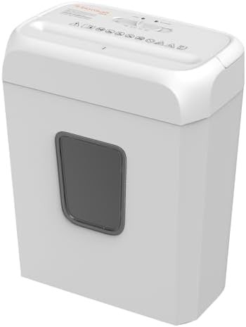 Quiet white cross cut portable shredder