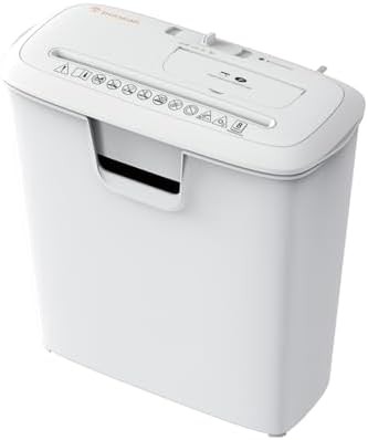 Eight sheet strip cut white shredder