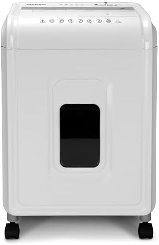 Anti jam 12 sheet cross cut shredder