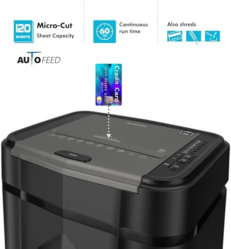 High security P-5 auto feed shredder 120 — photo 3