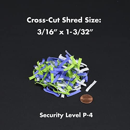 Professional twelve sheet crosscut with four gallon bin — photo 3