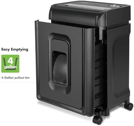 Professional twelve sheet crosscut with four gallon bin — photo 4