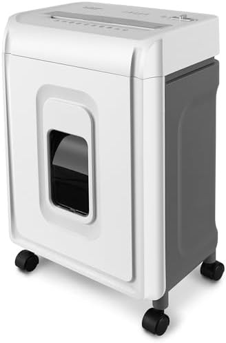 Professional twelve sheet crosscut with pullout bin