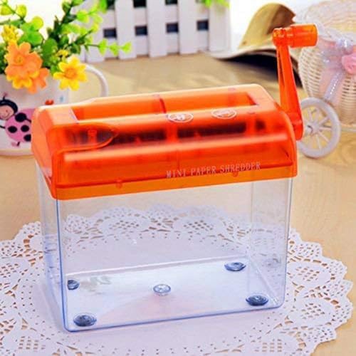 Manual hand crank A6 paper shredder — photo 4