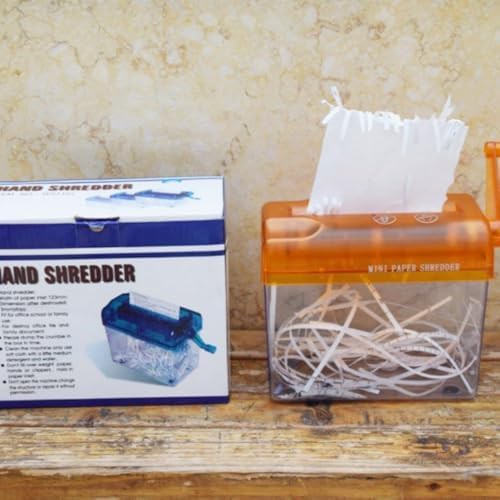 Manual hand crank A6 paper shredder — photo 5