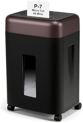Commercial grade p7 high security shredder
