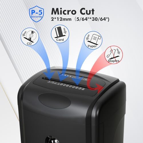 Ten sheet quiet micro cut shredder — photo 3