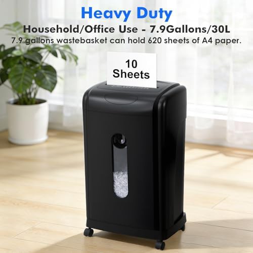Ten sheet quiet micro cut shredder — photo 4