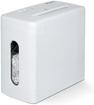White ultra low noise quiet shredder