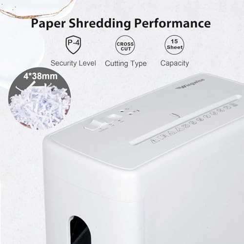 White ultra low noise quiet shredder — photo 3