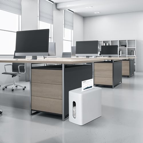 White ultra low noise quiet shredder — photo 5