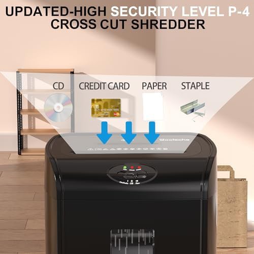 Sixteen sheet cross cut shredder with pull out basket — photo 3