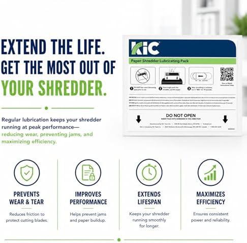 Paper shredder lubricating sheets 12 pack — photo 5