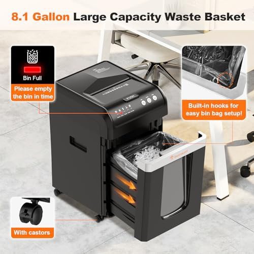 Auto feed micro cut office shredder — photo 4