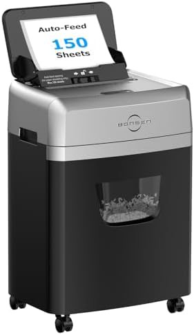 Automatic feed micro cut office paper shredder
