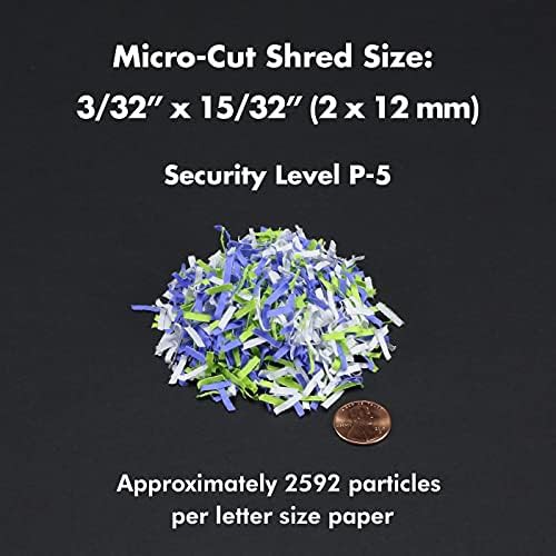 Twelve sheet p5 high security micro cut — photo 3