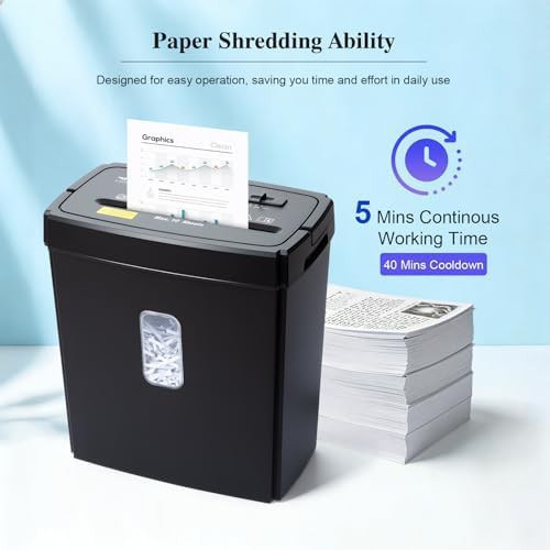 Ten sheet cross cut home shredder — photo 3