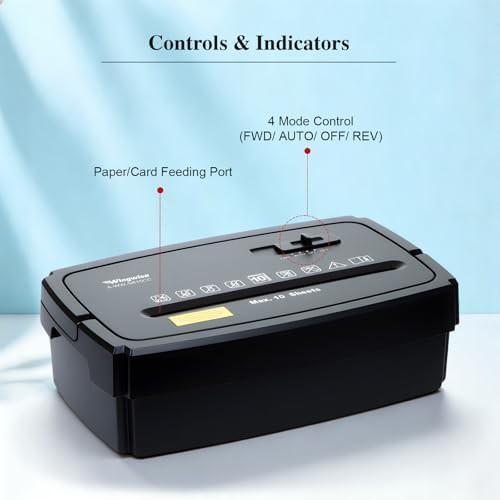 Ten sheet cross cut home shredder — photo 4
