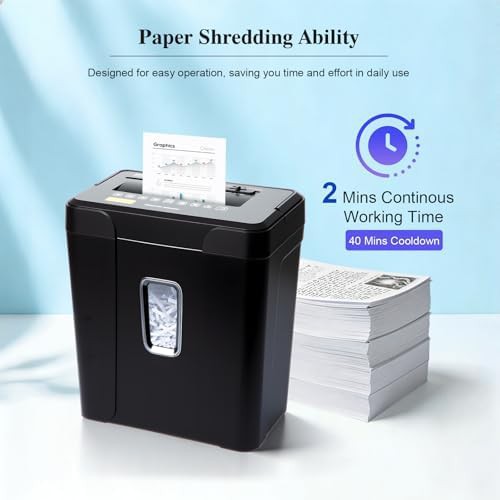 Fourteen sheet anti jam office shredder — photo 3