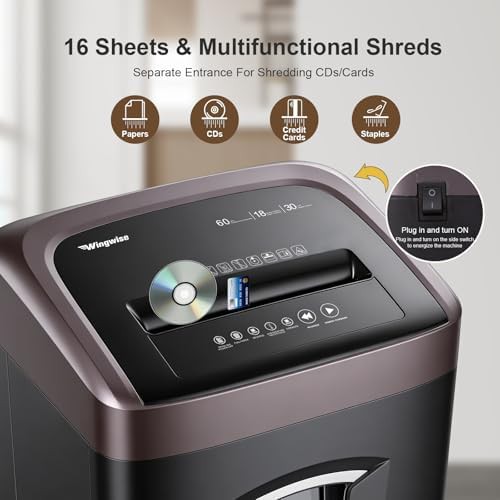 Heavy duty micro cut eight gallon shredder — photo 3