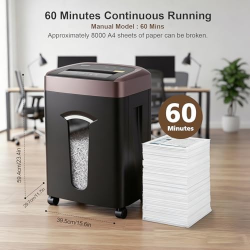 Heavy duty micro cut eight gallon shredder — photo 5