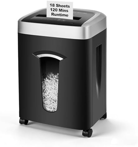 Eighteen sheet heavy duty continuous shredder