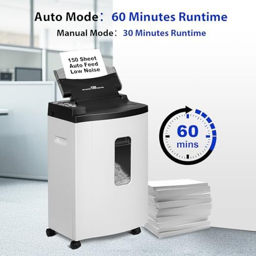 Automatic feed micro cut paper shredder — photo 5