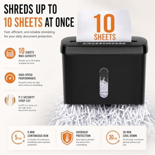 Strip cut shredder with five minute run time — photo 4