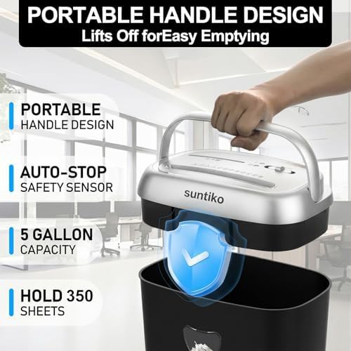 Heavy duty 14 sheet cross cut shredder — photo 3
