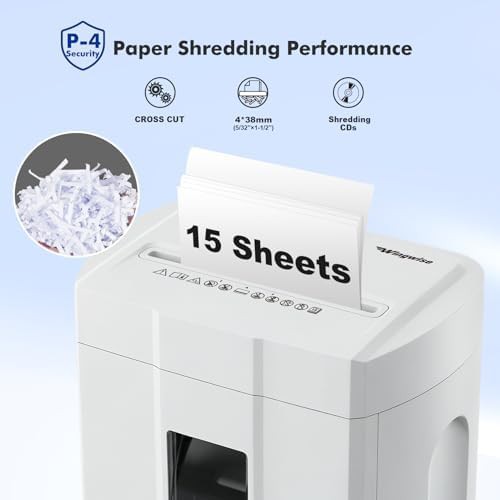 Ultra low noise cross cut paper shredder — photo 3
