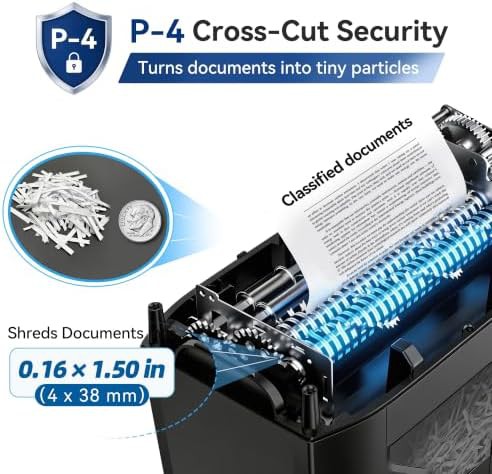 Twelve sheet quiet cross cut shredder — photo 3