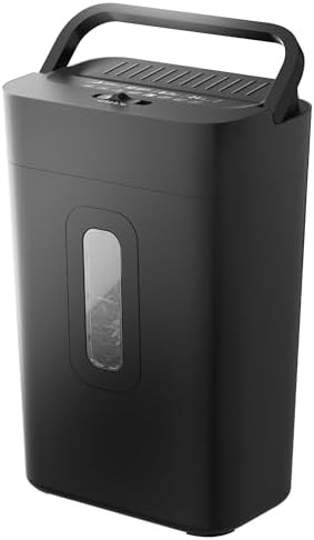 Twelve sheet cross cut portable shredder