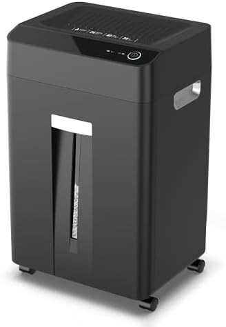 High capacity cross cut commercial shredder